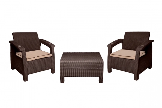 Комплект на балкон TWEET Balcony Set, цвет: венге - 1