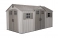 Сарай пластиковый WoodLook 15*8 DD - 1